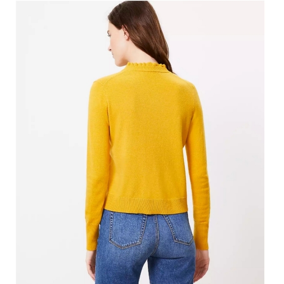 Loft Ruffled Neck Sweater - Picture 3 of 5